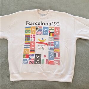 Abercrombie & Fitch Olympics Graphic Crew Sweatshirt. Size Small.